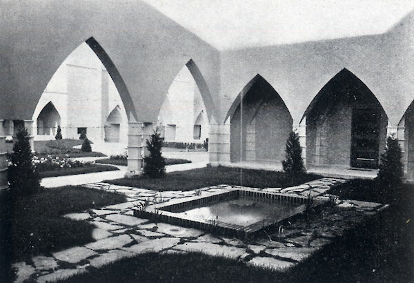 Zypressenhof, Helenium, publ. in Architektur und Bautechnik 5/1930, S.70